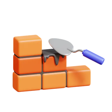 Enladrillado  3D Icon