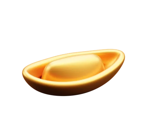 Ladrillo de oro chino  3D Icon