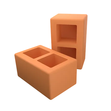 Ladrillos  3D Icon