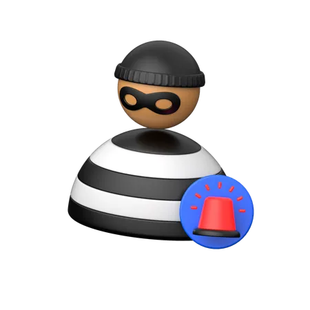 Ladrones  3D Icon