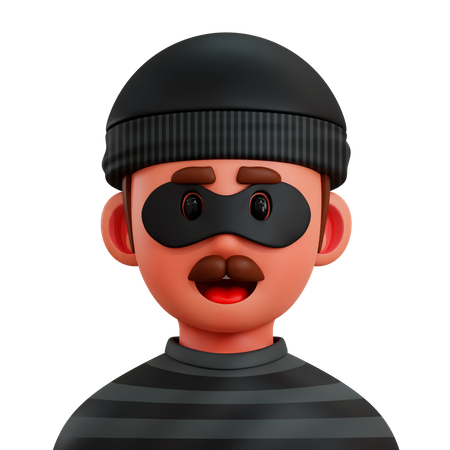 Ladrón  3D Icon