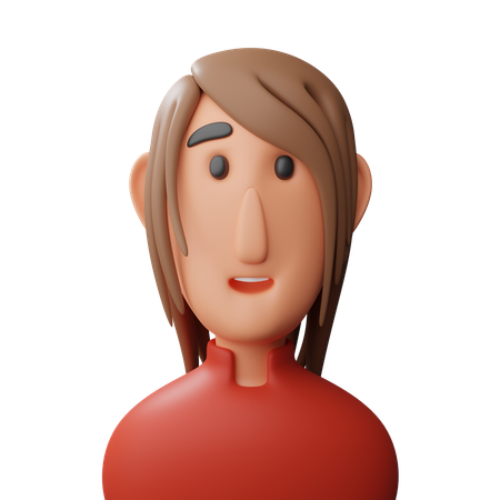 Lady Avatar  3D Icon