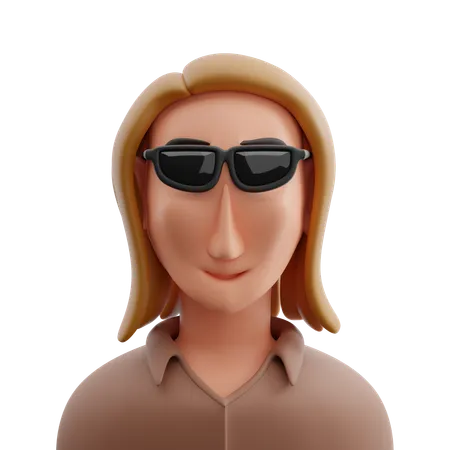 Lady Avatar  3D Icon