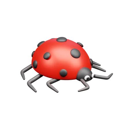 Lady Bug  3D Icon