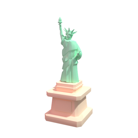 Lady liberty  3D Illustration