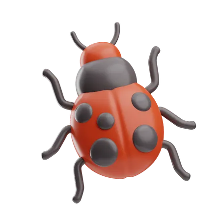 Ladybug  3D Icon