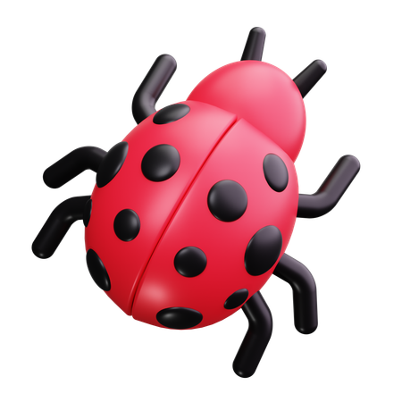 Ladybug  3D Icon