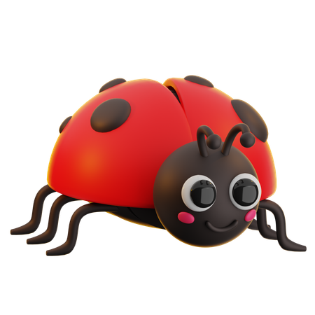 Ladybug  3D Icon