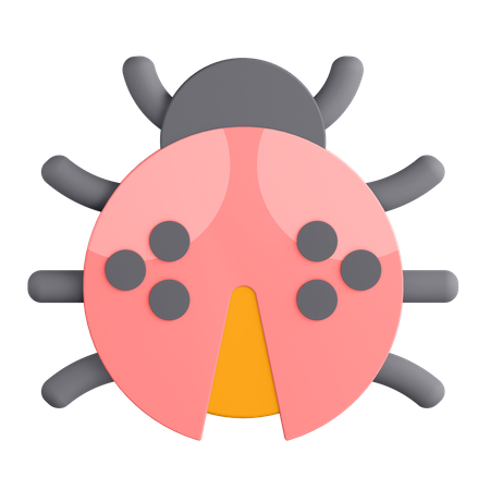 Ladybug 3D Illustration