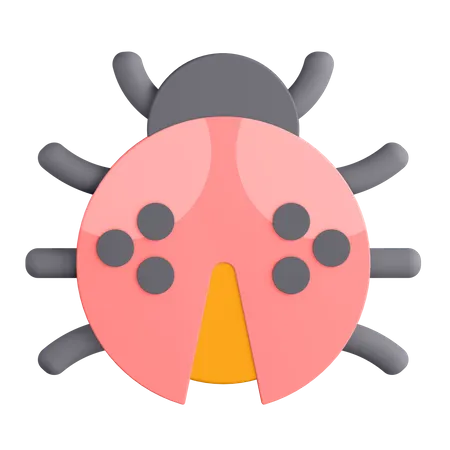 Ladybug 3D Illustration
