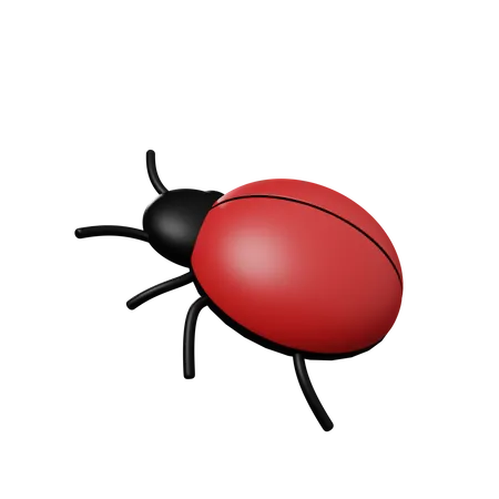 3 D Illustration Of Simple Bug 3D Illustration