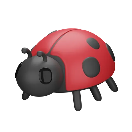 Ladybug 3 D Spring 3D Icon