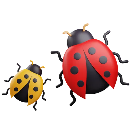 Ladybugs  3D Icon