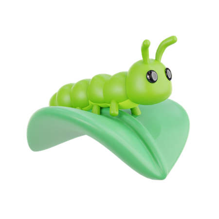 Lagarta  3D Icon