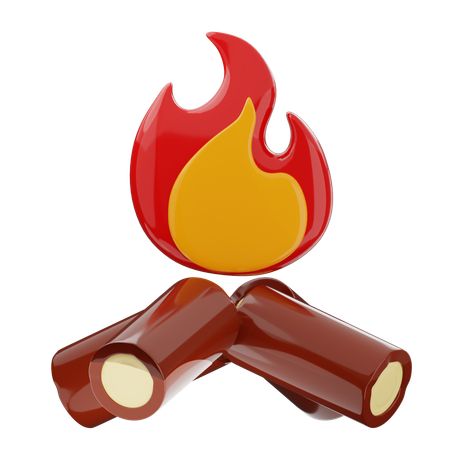 Lagerfeuer  3D Icon