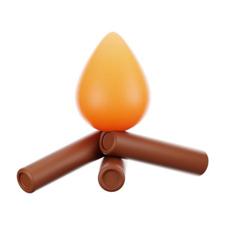 Lagerfeuer  3D Icon