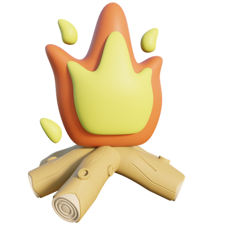 Lagerfeuer  3D Icon