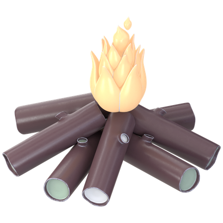 Lagerfeuer  3D Icon