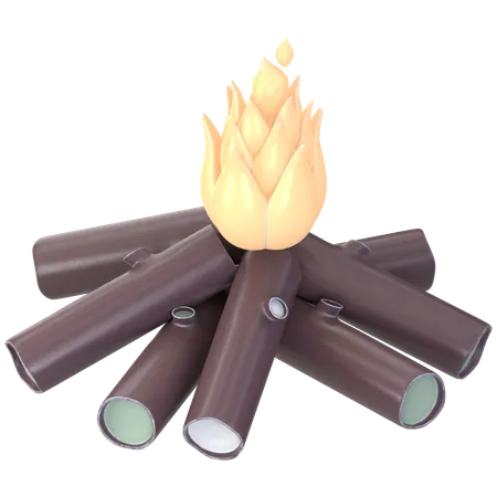 Lagerfeuer  3D Icon