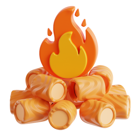 Lagerfeuer  3D Icon