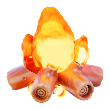 Lagerfeuer  3D Icon