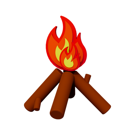 Lagerfeuer  3D Icon