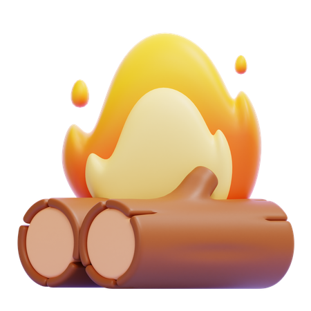 Lagerfeuer  3D Icon