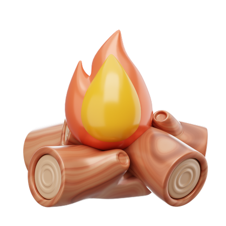 Lagerfeuer  3D Icon