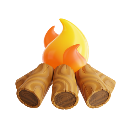 Lagerfeuer  3D Icon