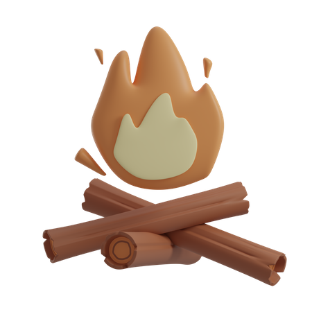 Lagerfeuer  3D Icon
