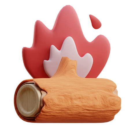 Lagerfeuer  3D Icon