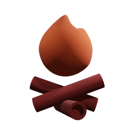 Lagerfeuer  3D Icon