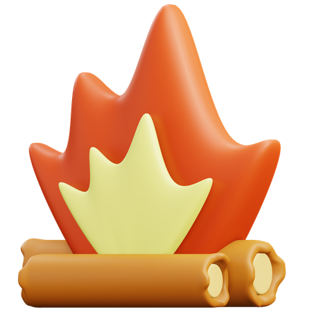 Lagerfeuer  3D Icon