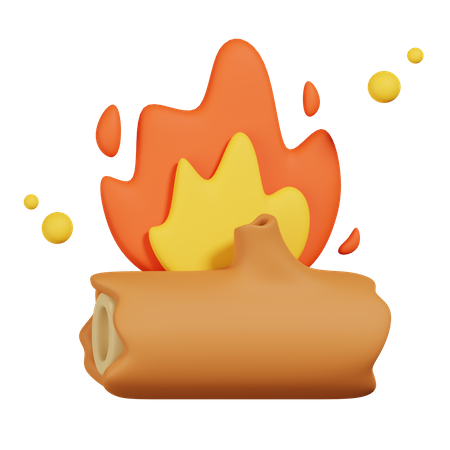 Lagerfeuer  3D Icon