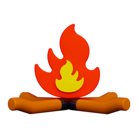 Lagerfeuer  3D Icon