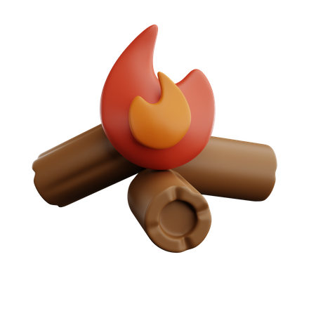 Lagerfeuer  3D Icon