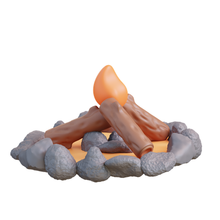 Lagerfeuer  3D Icon