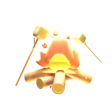 Lagerfeuer  3D Icon