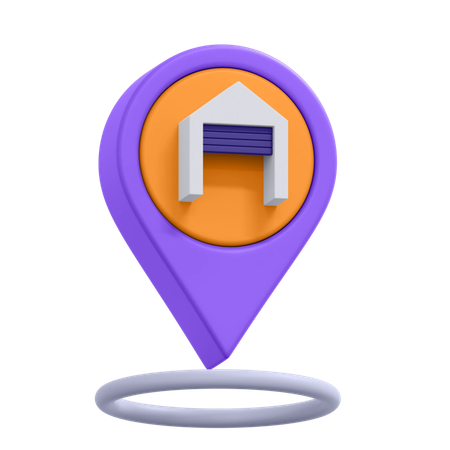 Lagerstandort  3D Icon
