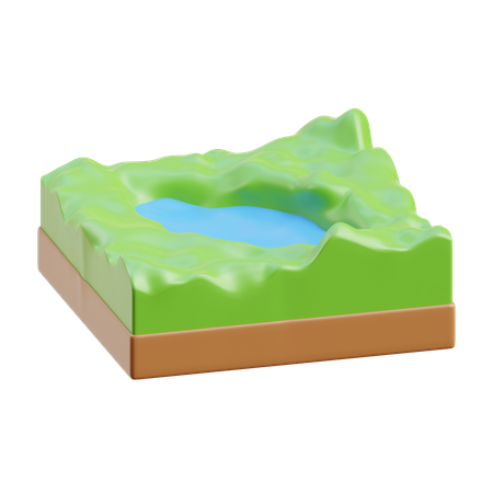 Lago ness  3D Icon