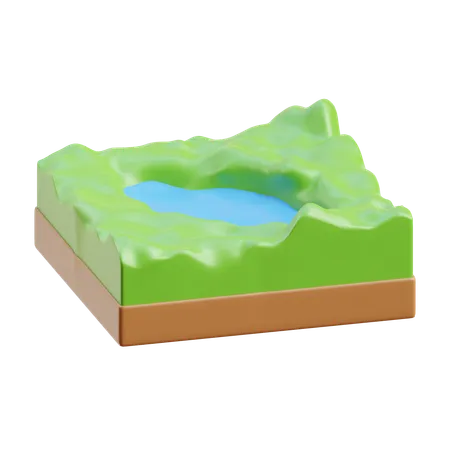 Lago ness  3D Icon