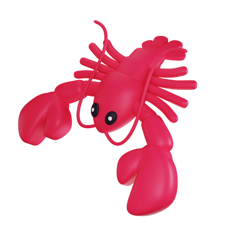 Lagosta  3D Icon