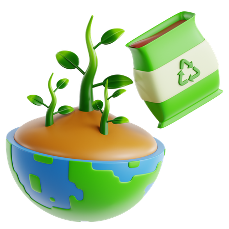 L'agriculture biologique  3D Icon