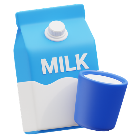 Lait  3D Icon