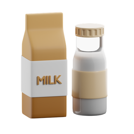 Lait  3D Icon