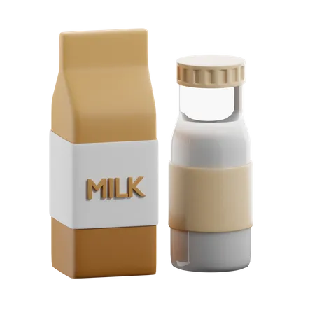 Lait  3D Icon