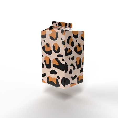 Lait de léopard  3D Illustration