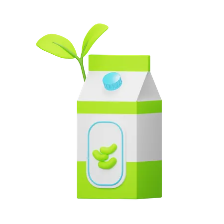 Lait végétalien  3D Icon