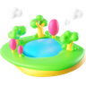 lake emoji 3d