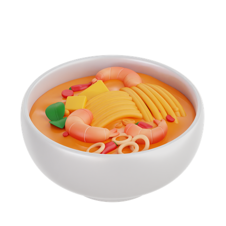 ラクサ  3D Icon